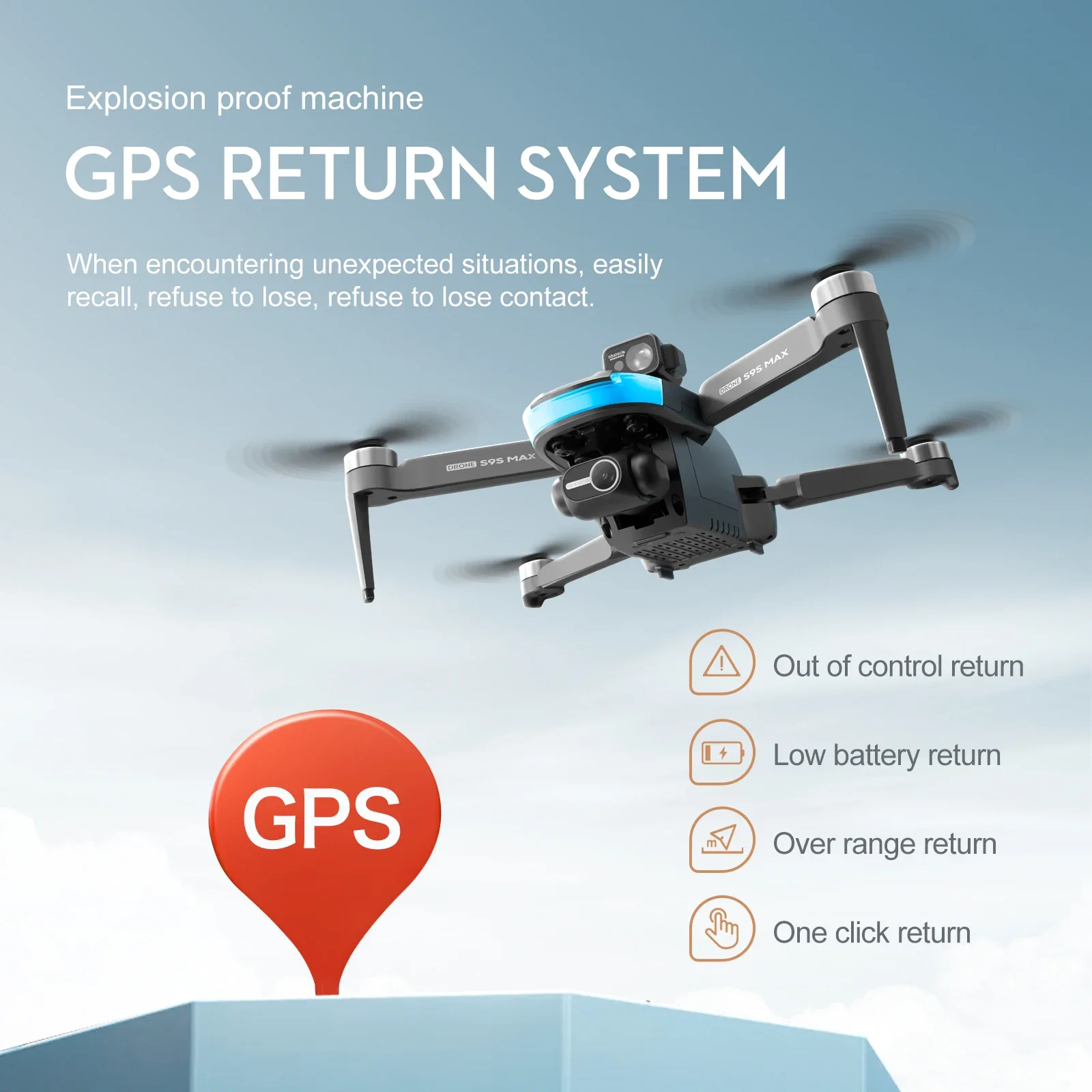 NUOVO S9S MAX MINI Drone 4K 2  - Drone Gps Mount recensione e prezzo