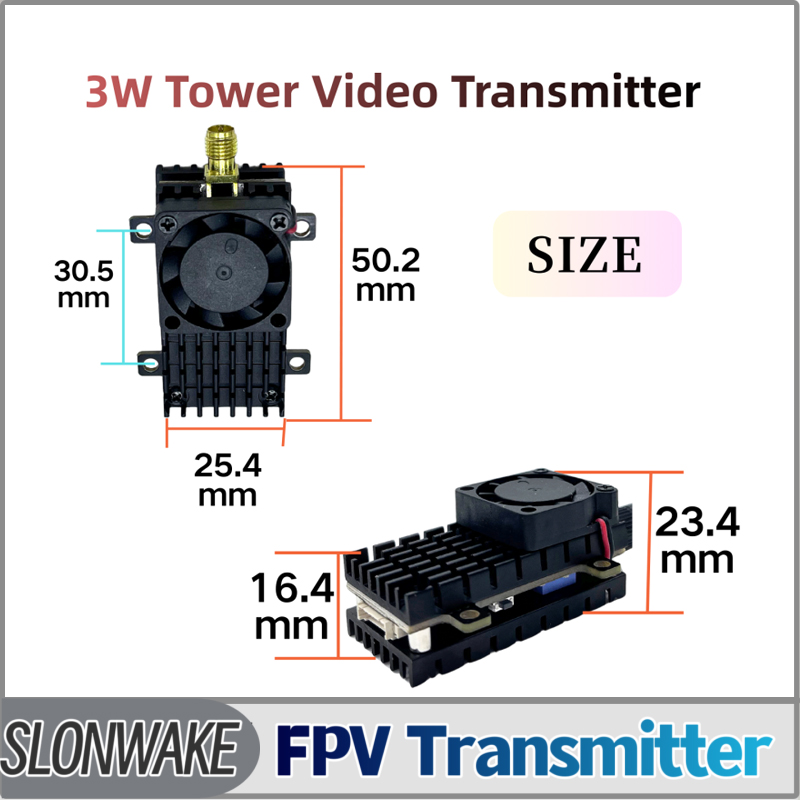 SLONWAKE 5.8G 3000mW Simulazio - Drone Transmitter recensione e prezzo